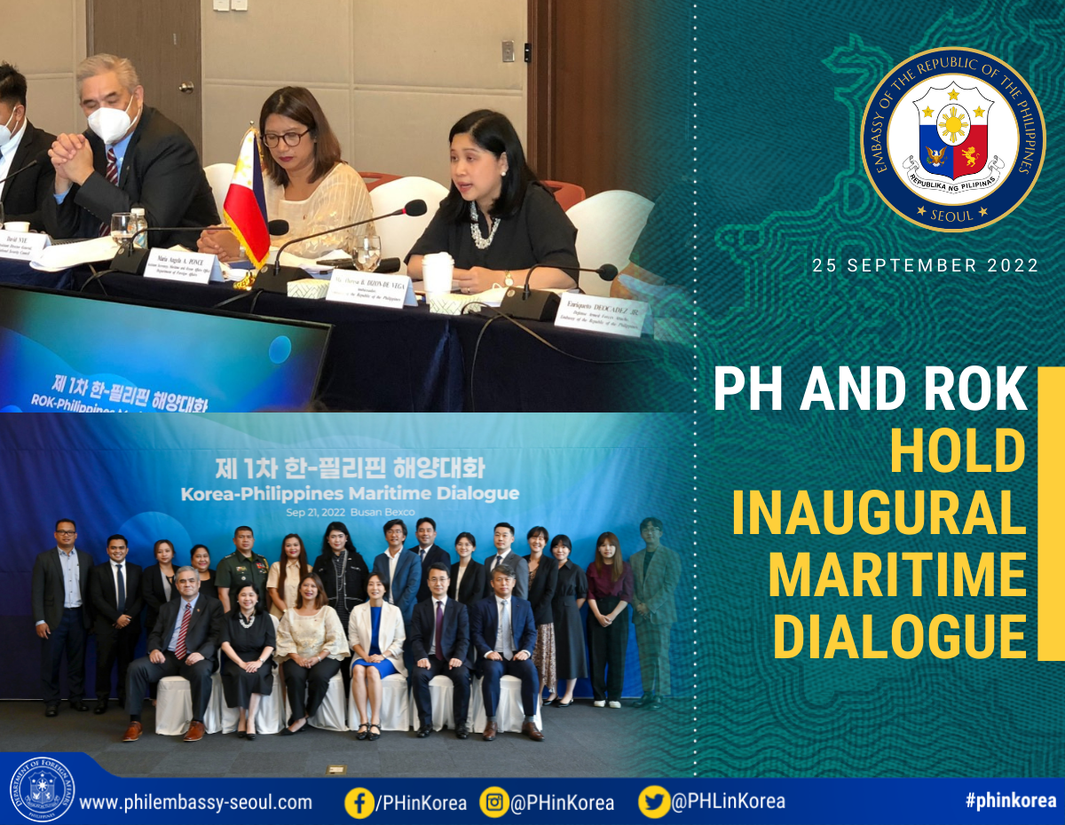 PR MTD 115 2022 PH ROK Maritime Dialogue