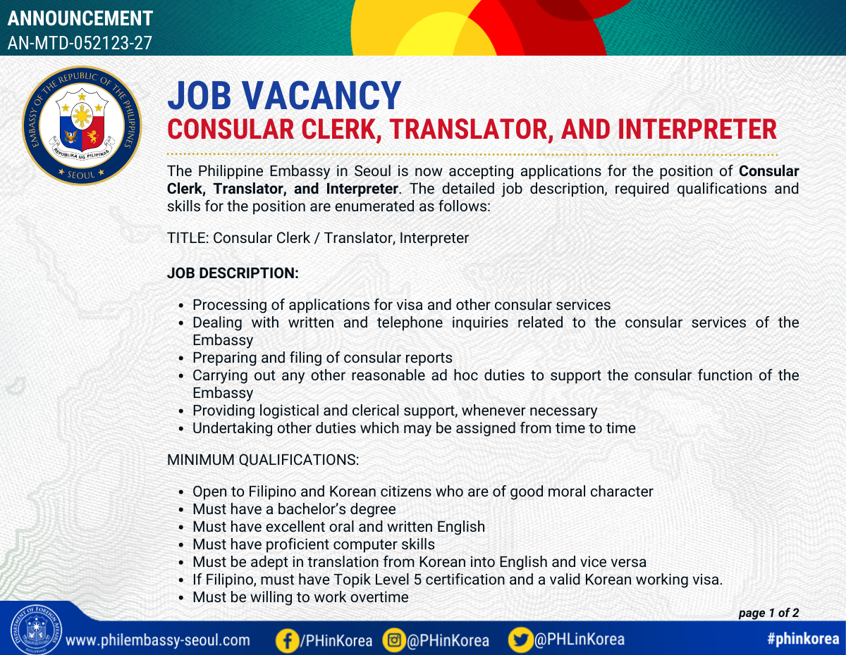 AN MTD 052123 27 Job Vacancy 1