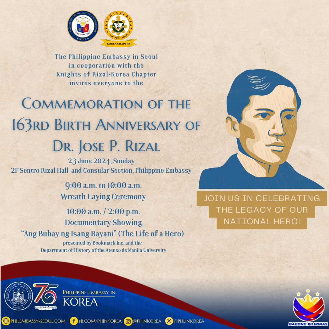 Commemoration 2024 Rizal