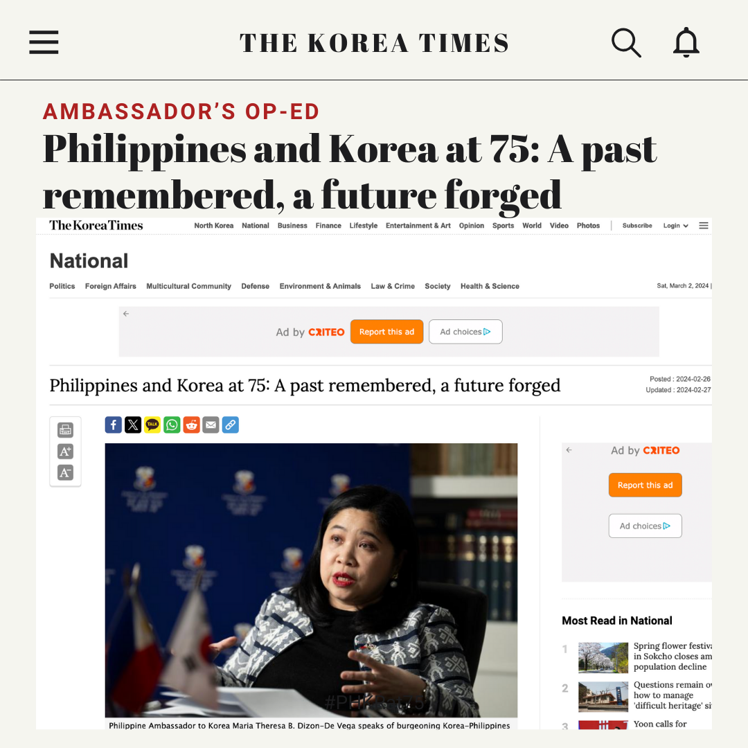 Korea Times Op Ed 1