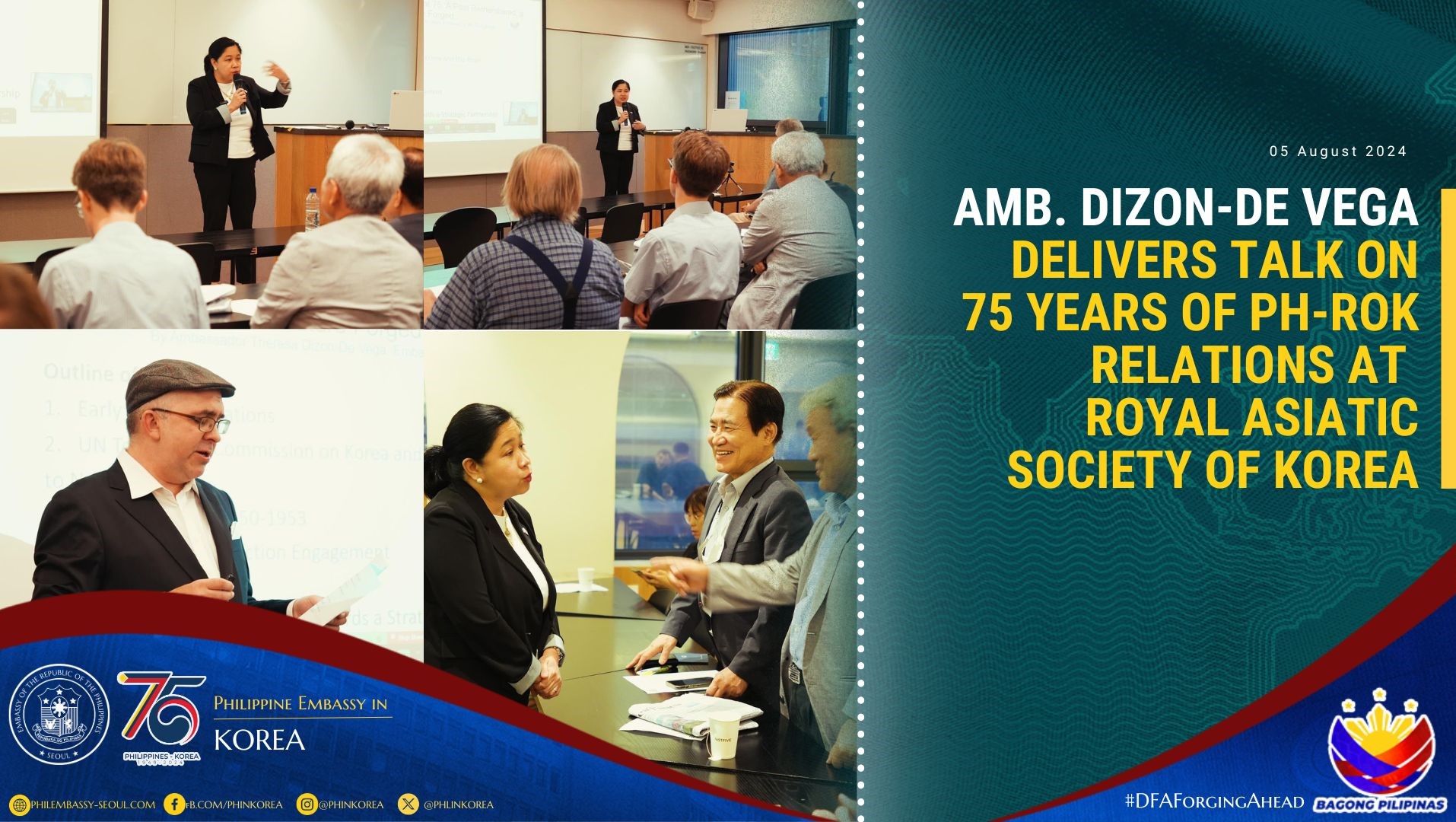 PR MTD 100 2024 AMTD Lecture at RAS Korea