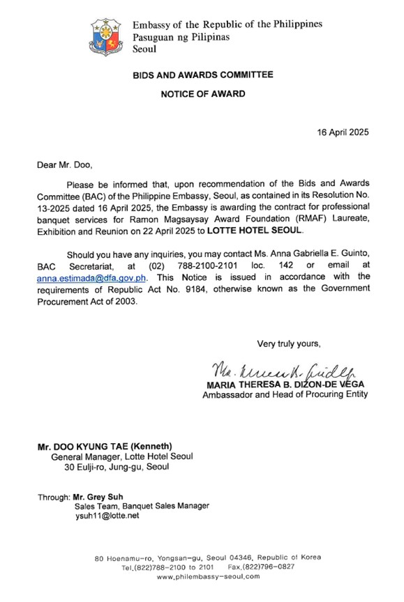 NOA rmf laureate exchange 16 apr